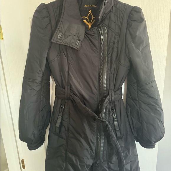 Mackage down winter mid length parka. Super warm and stylish. Ptp 17” length 36” - Picture 2 of 14